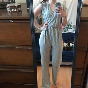 Soft and comfy grey jumpsuit!